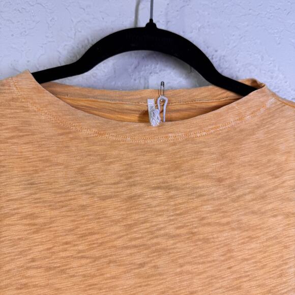 HELLO NITE Dress Small Dolman Sleeve Elastic Waist Mini Skirt Slub Cotton Casual - Picture 3 of 10